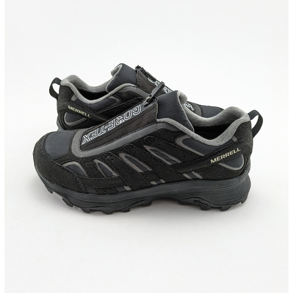 NWOB Womens Merrell MOAB Speed Zip Trail Black Hiking Shoes Boots J005318 Size 7